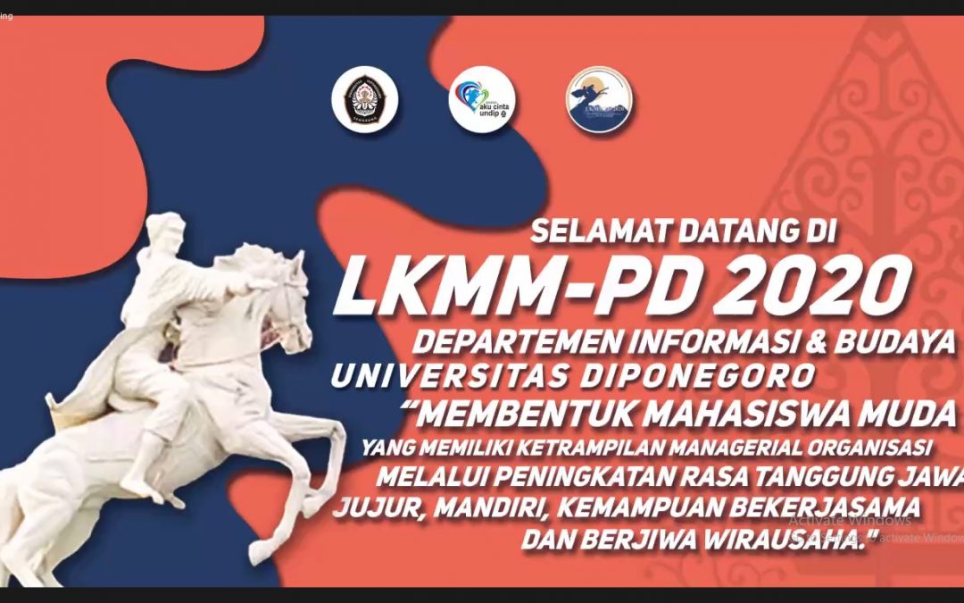 VOKASI UNDIP BENTUK KARAKTER MAHASISWA MUDA MELALUI KEGIATAN LKMM-PD TAHUN 2020 