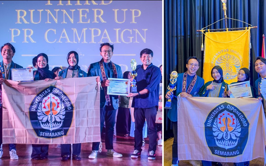 D4 – Information and Public Relations Students of UNDIP Once Again Make Their Mark by Winning 3rd Place in the National “Public Relations Campaign” Competition at Universitas Indonesia (PRaction 2025)